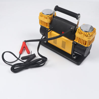 Flujo de aire de 160L/min Inflador de neumáticos para automóviles doble cilindro DC12V 150PSI bomba de aire eléctrica