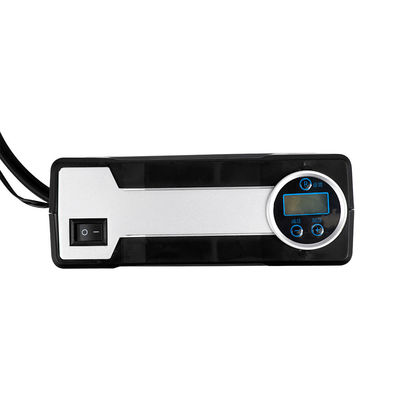 Inflador de neumáticos de bomba de aire de automóvil portátil de 12 V con manguera de aire de 55 cm y 2 adaptadores de boquilla