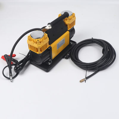 Flujo de aire de 160L/min Inflador de neumáticos para automóviles doble cilindro DC12V 150PSI bomba de aire eléctrica
