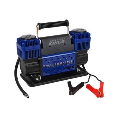 Blá pesado doble cilindro 160LPM 4x4 bomba de inflador de neumáticos 12v compresor de aire para automóviles